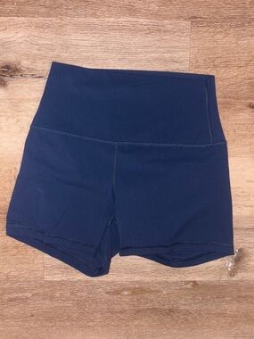 CRZ YOGA High-Waist French Navy Bike Shorts